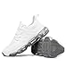 Mens Running Shoes Air Cushion Walking Basketball Sneakers Fashion Tennis Breathable Sport Gym Fitness Cross Trainers White