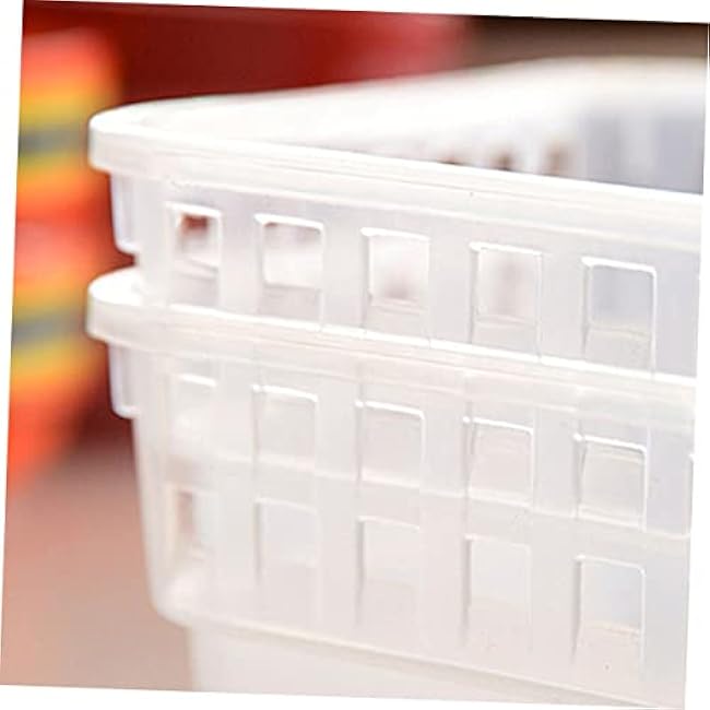 Tabletop Plastic Storage Box for Fridge Bins Lid Kitchen Organizers Refrigerator Fruit Container Pp Material Compact Sturdy Random Color
