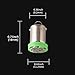 Grandview BA9 BA9S 53 57 1895 64111 Car Vehicle BA9S Green Super Bright LED Bulbs Used for Side Door Courtesy Lights Map Lights-Pack of 10