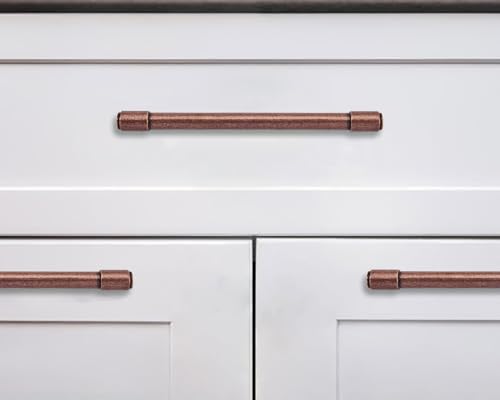 khtumeware 10 Pack 3 Inch(76mm) Vintage Antique Copper Cabinet Pulls Kitchen Cabinet Hardware for Cupboard Drawer Handles Dresser Pulls by khtumeware - Image 5