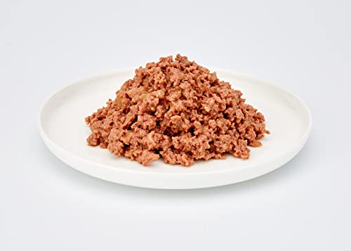 MjAMjAM - Premium Nassfutter für Katzen - Quetschie - purer Fleischgenuss - zartes Pferd pur, 12er Pack (12 x 125 g), getreidefrei mit extra Fleisch