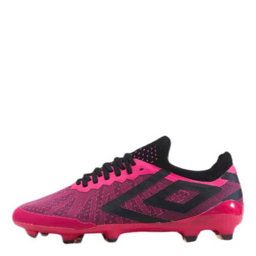 UMBRO Velocita VI Premier FG - Botas de fútbol para hombre, color rosa y negro, talla 45, rosa, 45 EU