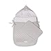 Pasito a Pasito. Saco Cuco María. Saco de dormir uso universal para Grupo 0. Manta 3 en 1 ideal para cubrir el carrito, portabebé y silla de paseo. Incluye almohada. Color Gris.