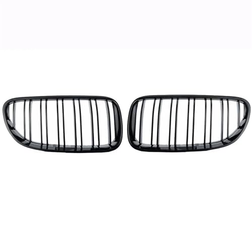 Calandres pour BMW E92 E93 LCI 2010-2012 de couleur Noir Brillant à Double Ligne