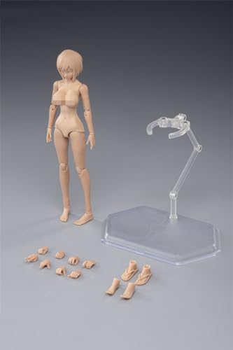 Image of Fremego 1 /12 Scale Female Action Figure,6inch Figure with Head Sculpt&Stand
