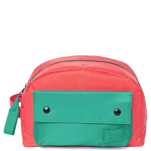 Lug Towboat Toiletry Case, FRUIT PUNCH/KELLY GREEN