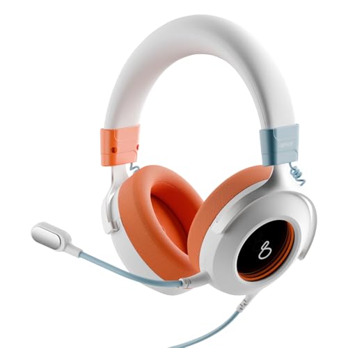 Image of Armor Version.H1 Wired Over Ear Gaming Headphones with Mic (Detachable) | 50mm Neodymium Drivers with 7.1 Surround Sound & Noise Cancellation | RGB Loop Lights & Type C | for PC /PS /Xbox /Nintendo