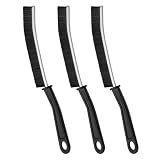 YAGE Cepillo para limpieza de hendiduras-3 Piezas, Cepillo de Limpieza de Ranura de Azulejos de baño para Inodoro, Cocina, Ranura de Puerta de Ventana, Herramienta Multifuncional de Limpieza de Huecos