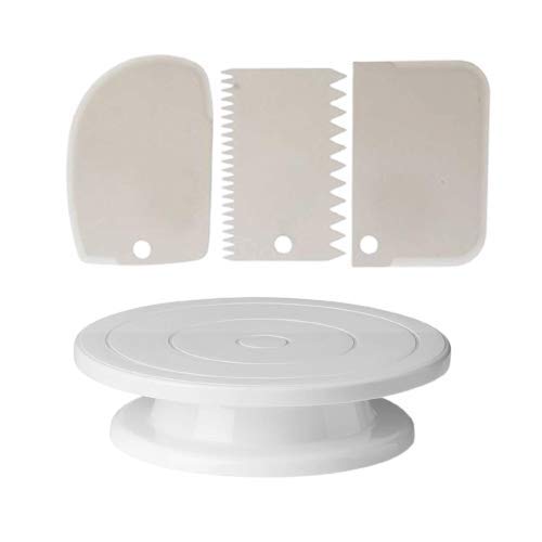 Perfect Pricee Plastic Combo of Measuring Cups, Spatula Brush and Silicone Cup Cake Mould, Set of 6