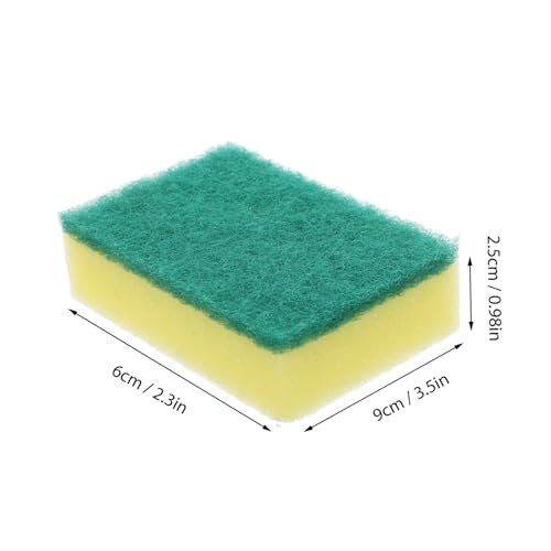 Ciieeo 100piezas Estropajo De Esponja para Limpieza De Cocina Esponjas para Lavar Platos y Utensilios para Diarias De Cocina y Limpieza del Hogar Material Resistente Arañazos - imagen 2