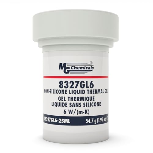 Image of MG Chemicals 8327GL6-25ML Non-Silicone Liquid Thermal Gel 6 W /(m.K), 54g, 1-Part Jar