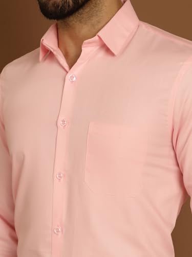 Image of Indian Needle Men's Solid Regular Fit Shirt