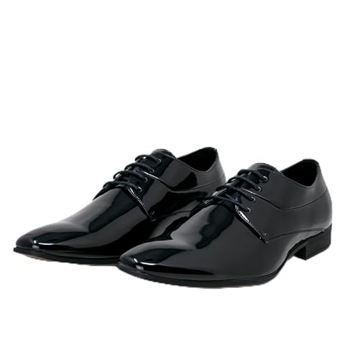 Smokies Lackschuhe Oliver mit Innenfutter aus Leder Herrenschuh...