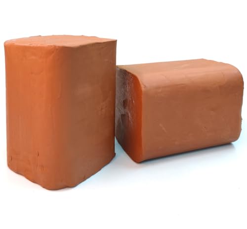 Terra Cotta Pottery Clay for Wheel Throwing 5 lbs Low Fire Clay for Beginners and Advanced Artists (11 lbs Terracotta)