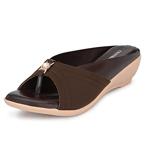 Image of Centrino Women Thong Sandals & Comfortable Ortho Care Sandal For Ladies | Fashion Wear Sandal & Chappal | Soft Cushioned for More comfort (6213)