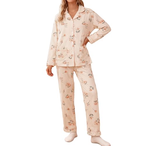 Women Pajama [EFA  ߓV Longsleevefor NX}X fB[X Jo[EFA KE m {A v[g Mtg zʋC XEFbg s[X 