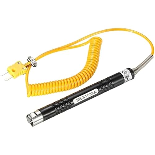 Termopar tipo K de superficie para evitar errores de medición en acero inoxidable