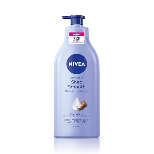 NIVEA Shea Smooth 600ml Body Lotion with Hyaluronic Acid & Deep M...