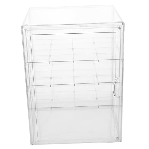 EXHUMKY Transparentes Lagiges Backwaren-display Mit Verstellbarer Eleganter Aufbewahrungsbehälter Für Desserts Und Backwaren Für Küche
