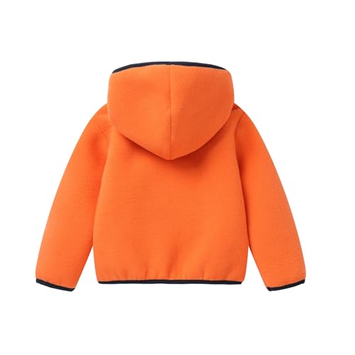 Image of Mud Kingdom Boys Girls Polar Fleece Jacket with Hood Winter Thick Warm Outerwear Funny Cartoon