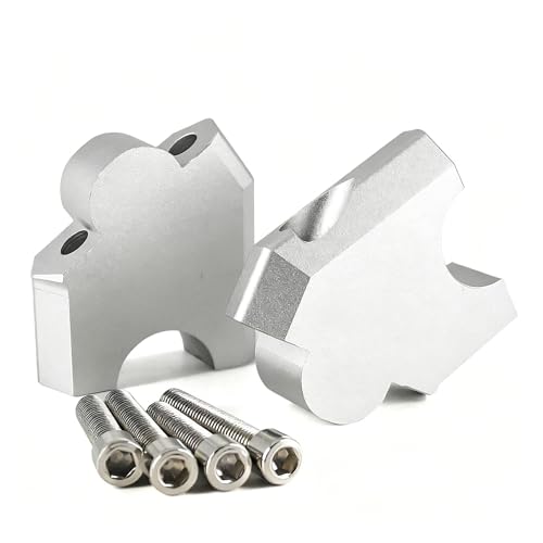 Abrazadera de montaje para manillar motocicleta CRF1000L adaptador elevador soporte plata 2016-2020