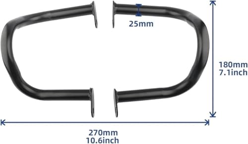 Pare-chocs de moto évite les dégâts moteur sur Interceptor 650