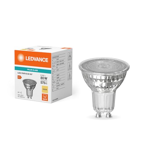 Bombilla dicroica Led VALUE PAR16 60º 6.9W 3000K de Ledvance