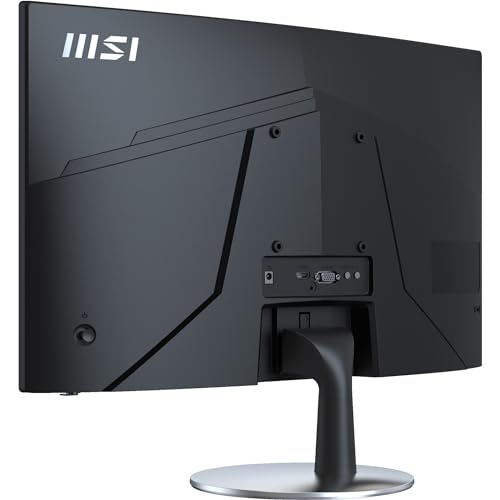 Image of MSI PRO MP242C 23.6-Inch Curved Business & Productivity Desktop Monitor - Full HD (1920 x 1080) VA Panel, 75 Hz Refresh Rate, Eye-Friendly Screen, Built-in Speakers, Anti-Glare Coating