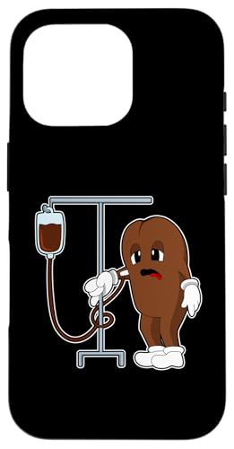 面白い コーヒー豆 コーヒー スマホケース iPhone 16 Pro 用