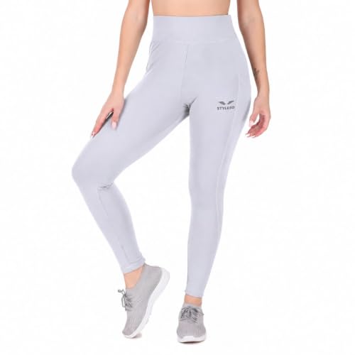 Image of Yoga Pants for Women High Waisted Stretchable Workout Jeggings with Pockets.