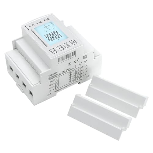 Compteur d'énergie intelligent triphasé multifonction rail DIN TAC4300CT - 8