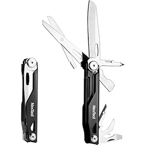 NexTool 12-IN-1Taschenmesser, Multitool Messer mit Großer Schere Glasbrecher Schraubendreher Dosen-/Flaschenöffner…