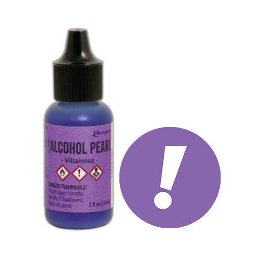 Tim Holtz Alcohol Ink Pearls Villainous