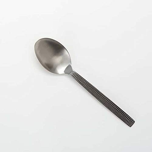 Wavy Aged Stainless Steel Sold Spoon by American Metalcraft – Stainless Steel, Silver, Model WVASP10