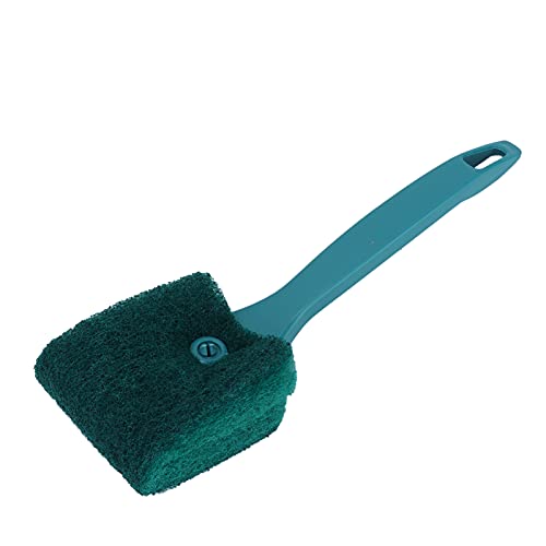Gavigain Double Sided Aquarium Brush, Non Slip Handle, Sponge, for Glass Fish Containers and Aquatic Life Maintenance
