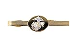 Vanguard USMC Marine Corp Anodized 2 Tone Officer NCO Tie Bar Clip