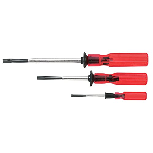 Klein Tools SK234 Slotted Screw-Holding Screwdriver Set, 3/16-Inch, 1/4-Inch and 5/16-Inch Slotted Tips