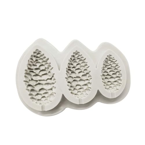 Geavonyg Especias Efectivas Moldes De Silicona Temáticos Especias Detalladas Y Nueces para Mejorar Las Presentaciones De Pasteles Y Postres Fondant