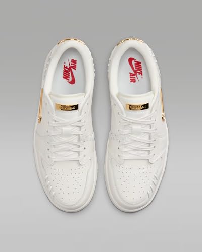 Jordan Air 1 Low Method of Make Women's Shoes (FN5032-100, Sail/Sail/Metallic Gold) Size 10.54