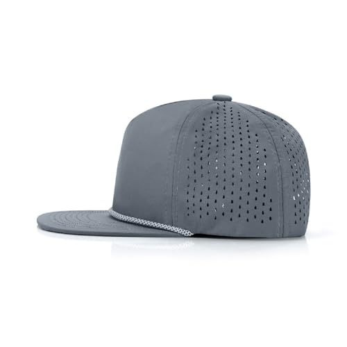 Image of Quick Dry Fit Baseball Cap - Water Repellent Sun Hat for Fishing, Running, Hiking, Golf, Surfing, Sailing, Boating