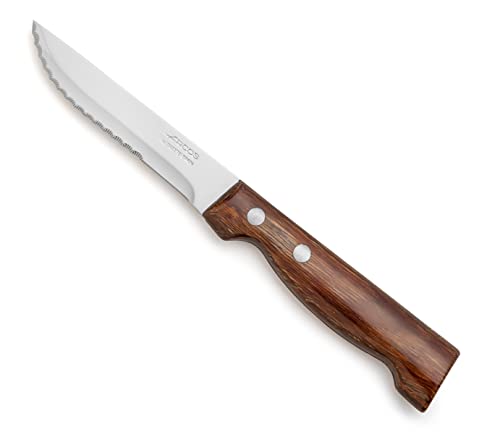Couteaux de table Arcos en bois comprimé brun et acier inoxydable Nitrum - 2