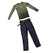 Sharplace T-Shirt da Uomo in Scala 1/6 Classic + Pantaloni di Jeans Pantaloni per Figure da 12 Pollici