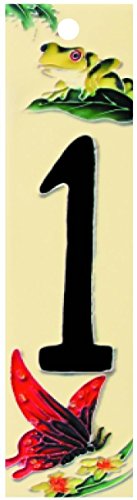 Natural Series 3 - Decorative Ceramic Art Tile - House Number - 2"X8.5"En Vogue #TOP6
