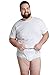 Fruit of the Loom Men's Underwear Briefs, Tag Free & Moisture Wicking, Assorted Color Multipacks, 6 Pack - White - Big Man, 5X-Large Big