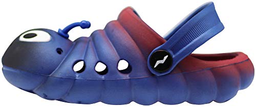 Image of NORTY Toddler Clogs - Fun Baby Clogs With Comfortable Back Strap - Caterpillar Shoes for Kids - Playful Bug Shoes