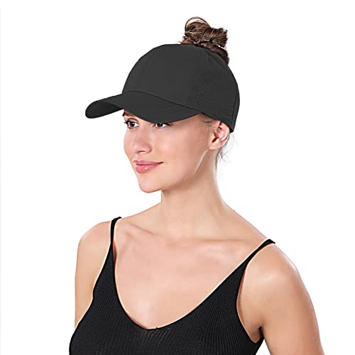 New Upgraded Women Criss Cross Hat High Ponytail Baseball Caps Adjustable High Messy Bun Ponycap Trucker Hats #TOP1