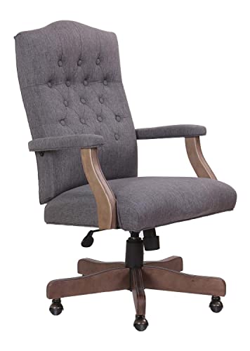 Boss Office Products Executive Commercial Swivel Chair, Slate Grey #TOP7