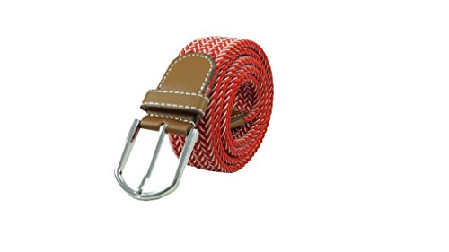 Image of The Tie Hub Unisex Stretchable Woven Fabric Belt | Adjustable, Hole-Free Design | Fits Up to 40 Inches Waist | Perfect for Casual & Formal Wear