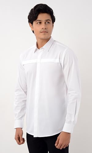 Image of Men's Solid Slim Fit Shirt