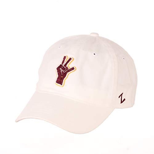 Gorra ajustable estándar para hombre Zephyr blanca miniatura 1
